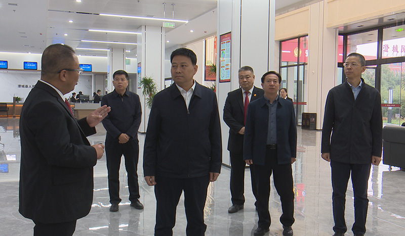 高成文調研政法工作時強調 堅持黨的領導 守護公平正義 為建設高水平的平安澄城貢獻力量
